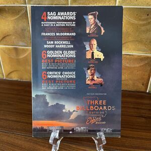 Three Billboards Outside Ebbing Missouri DVD 2017 Fox FYC SAG Awards Screener
